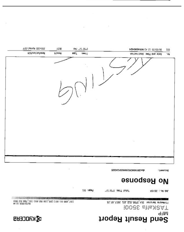 Fax page