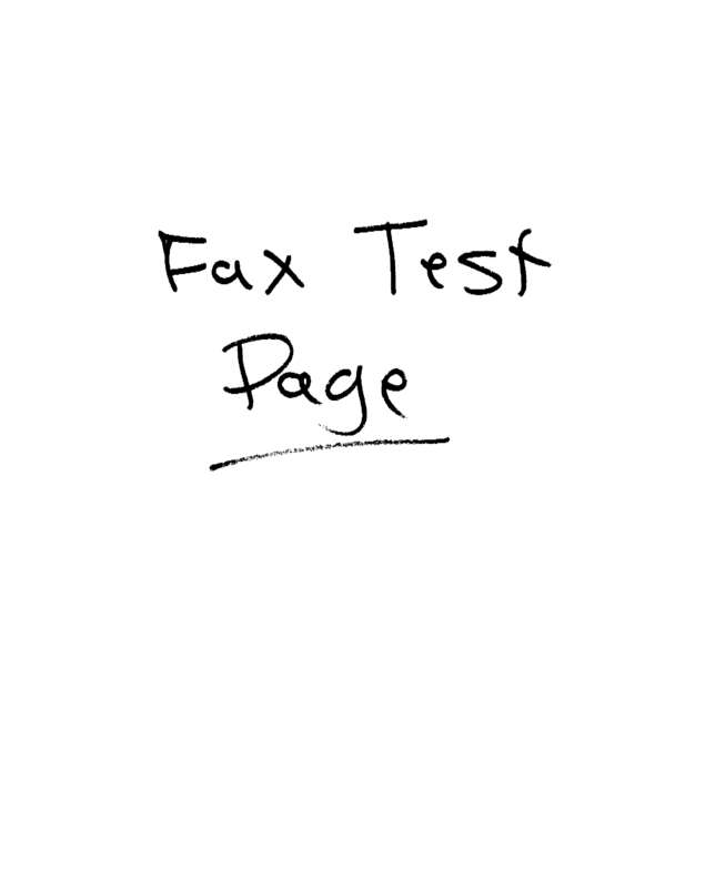 fax page