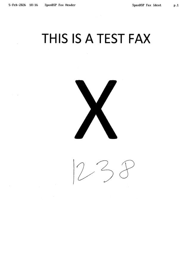 fax page