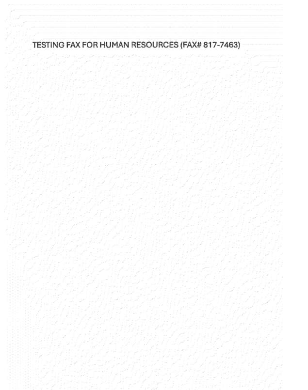Fax page