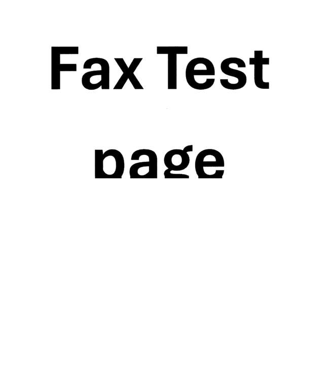 fax page