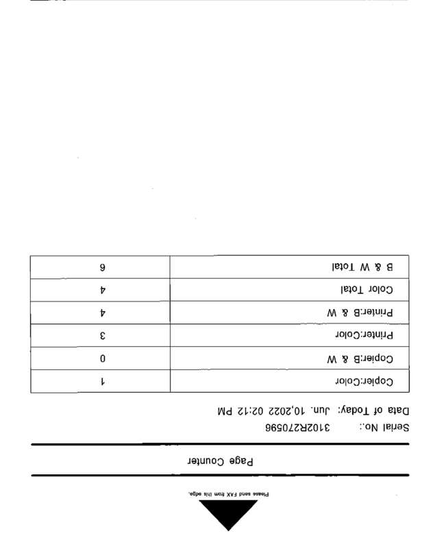 Fax page