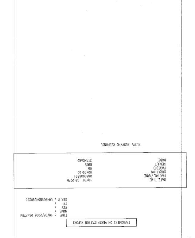 Fax page