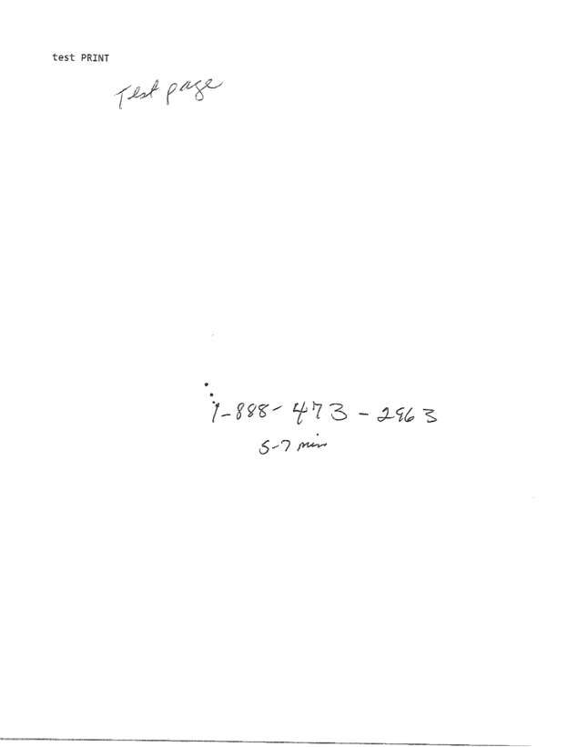 Fax page