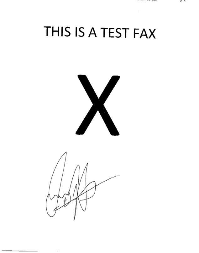 fax page