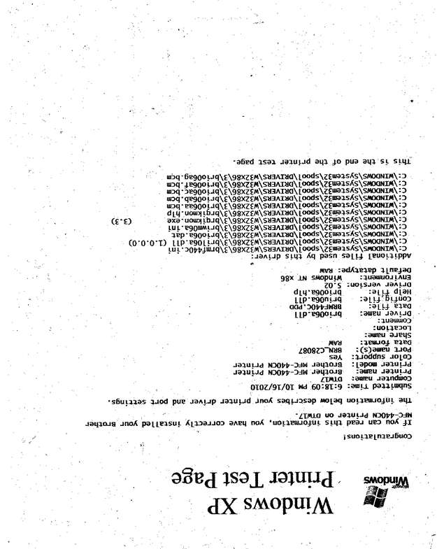 Fax page