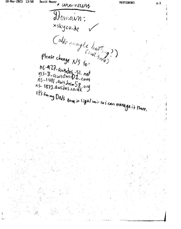 fax page