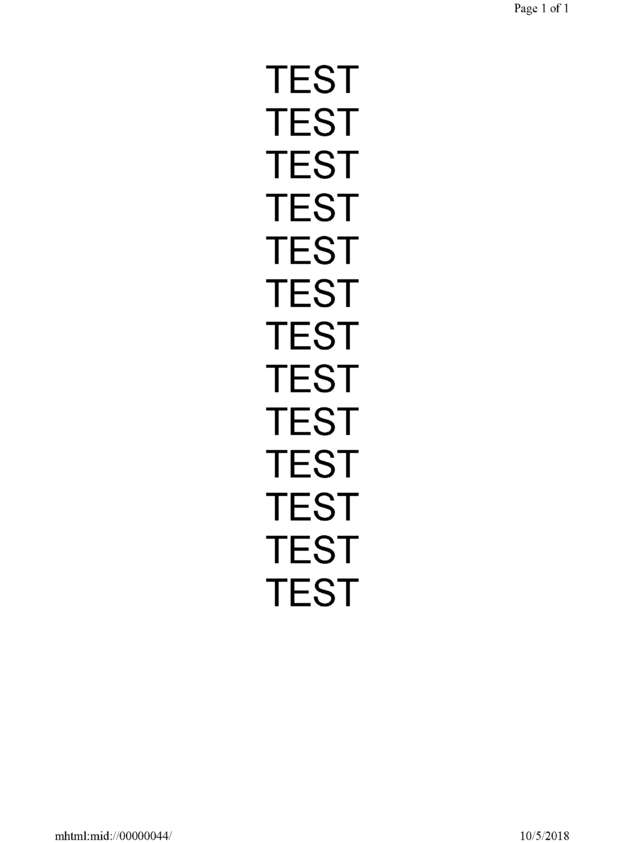 Fax page