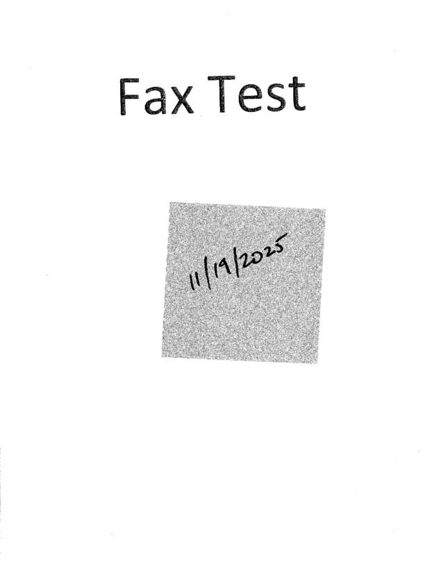 fax page