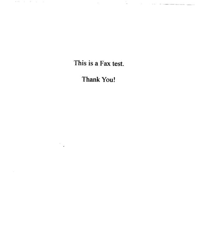 Fax page