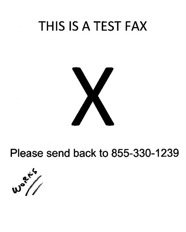fax page