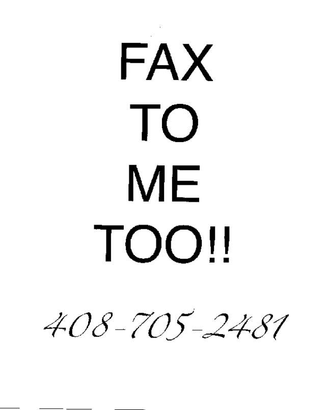 Fax page