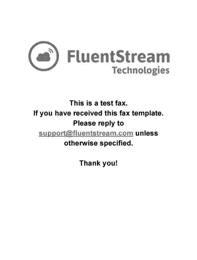 fax page