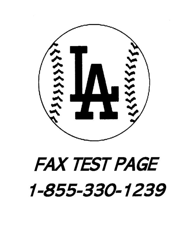 Fax page
