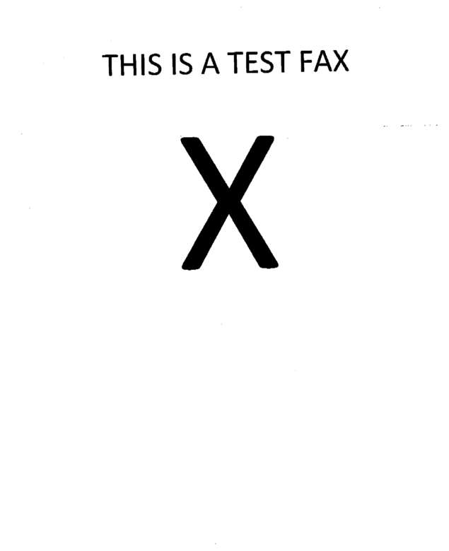 Fax page