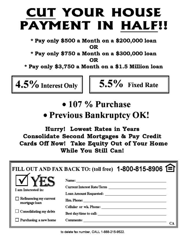 Fax page