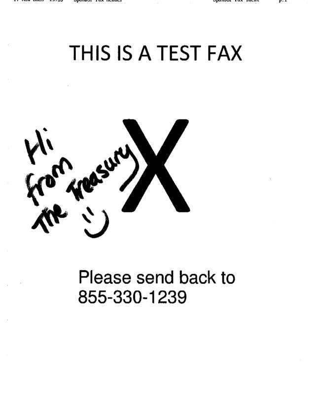 fax page