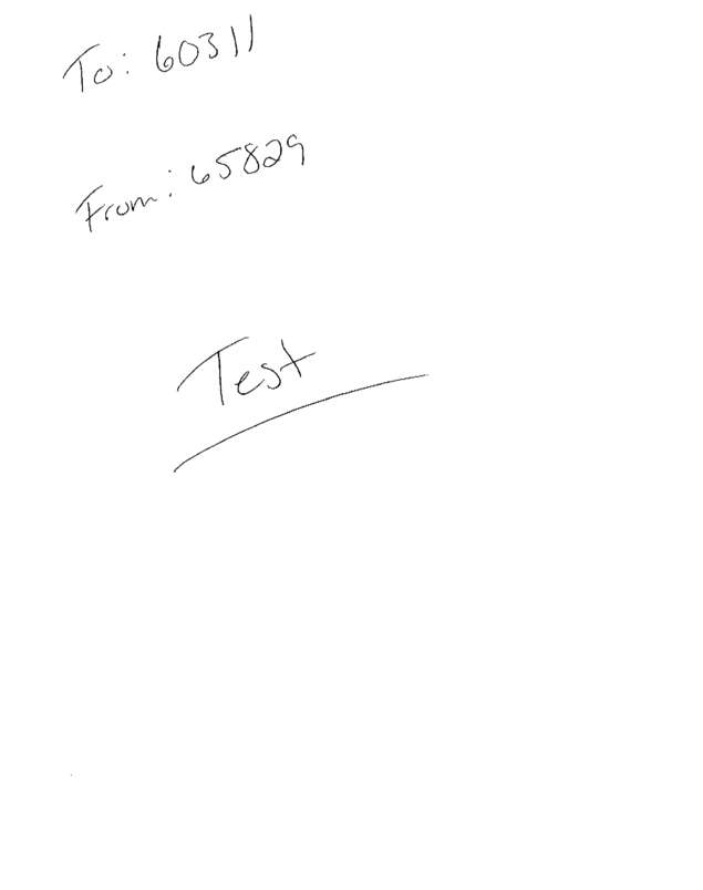Fax page