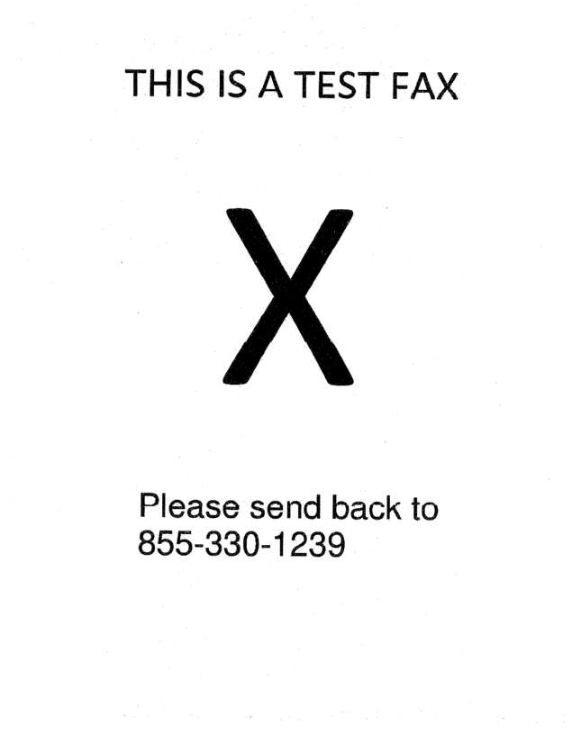 Fax page