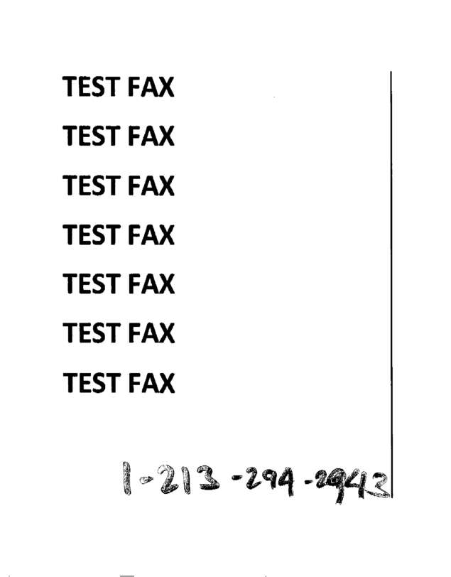 fax page
