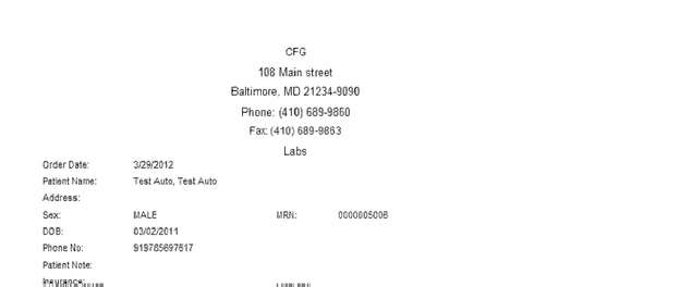 Fax page