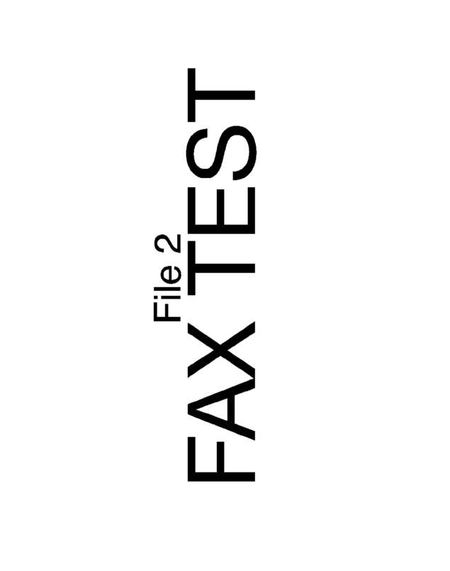 Fax page