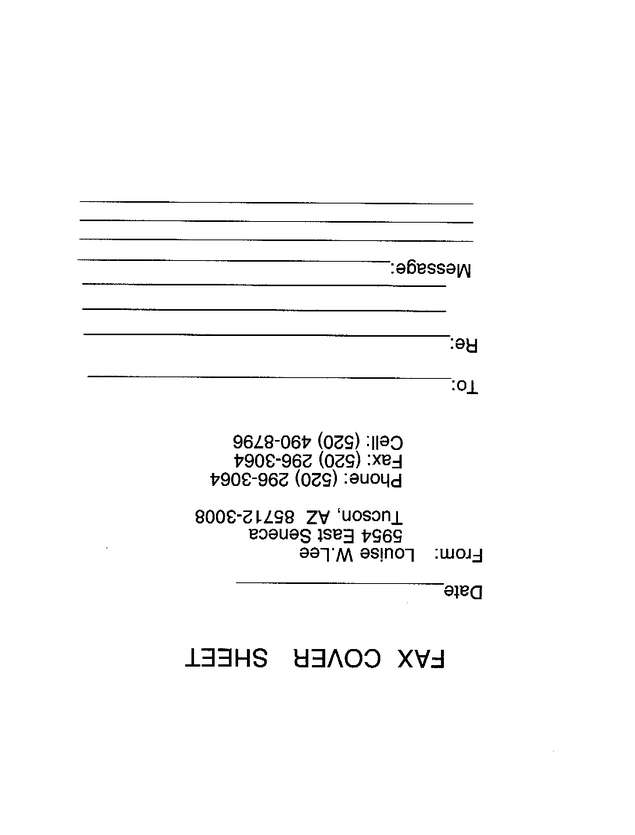Fax page