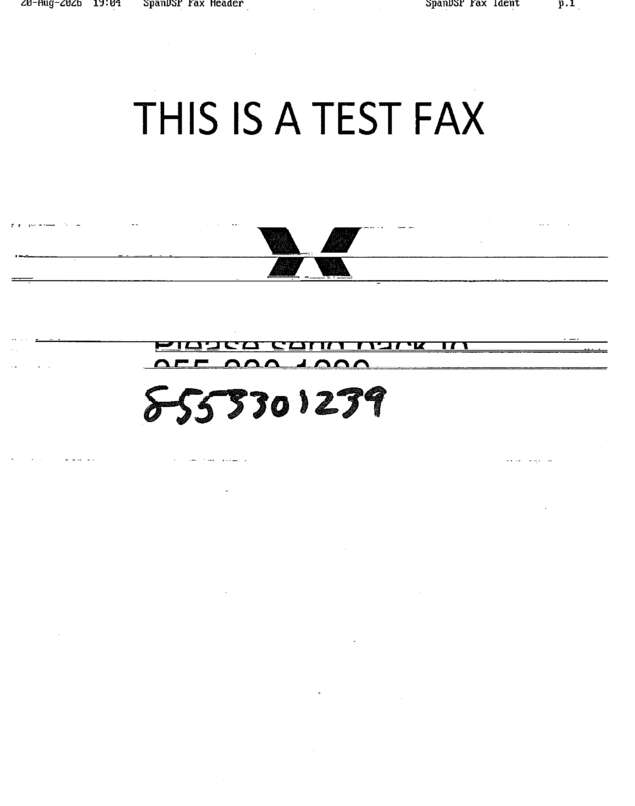 fax page