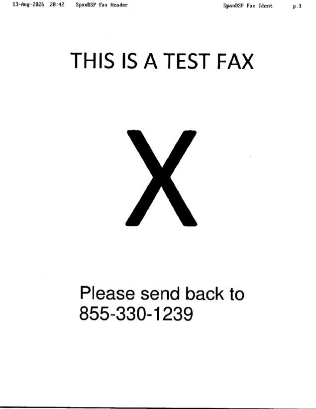 fax page