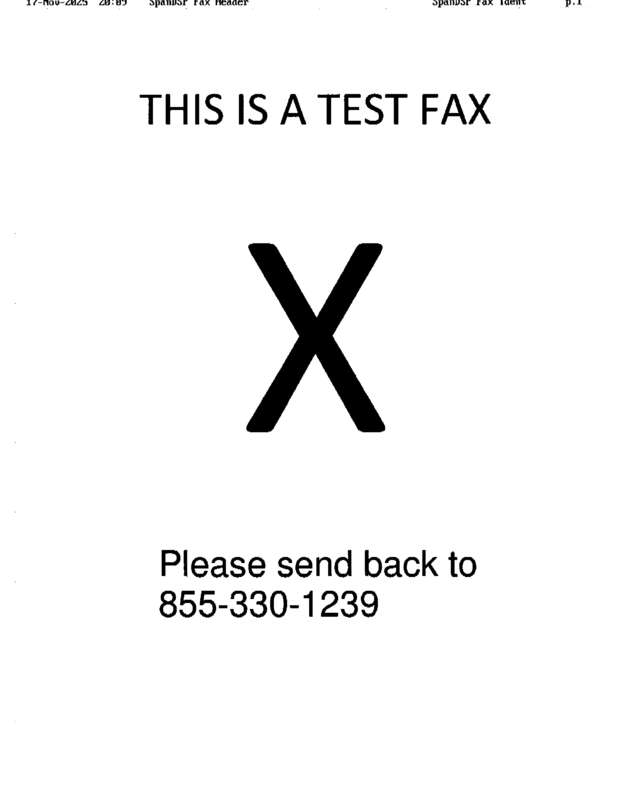 fax page
