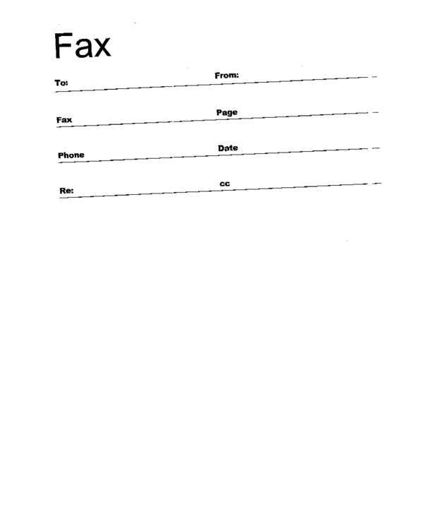 fax page