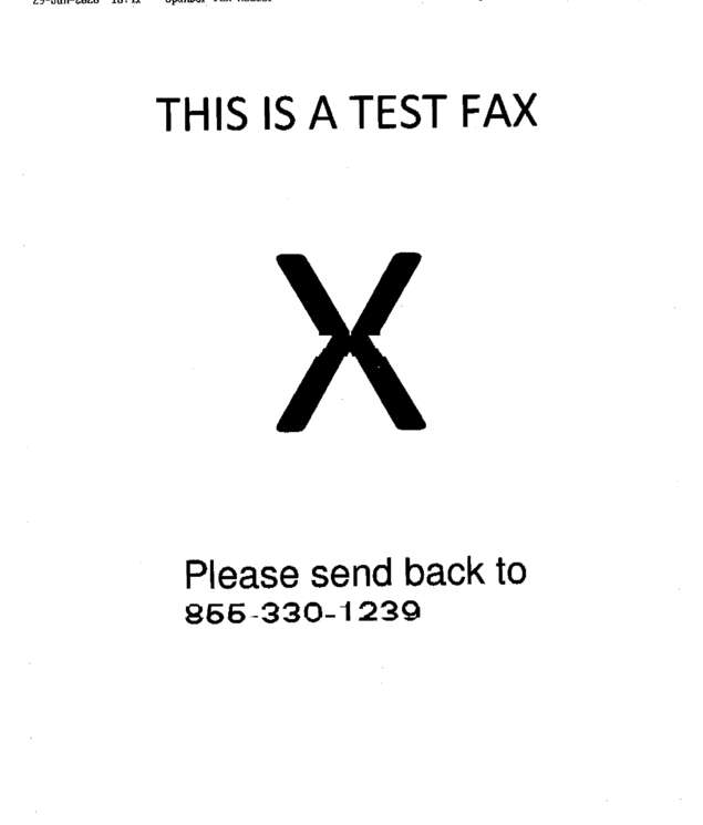 fax page