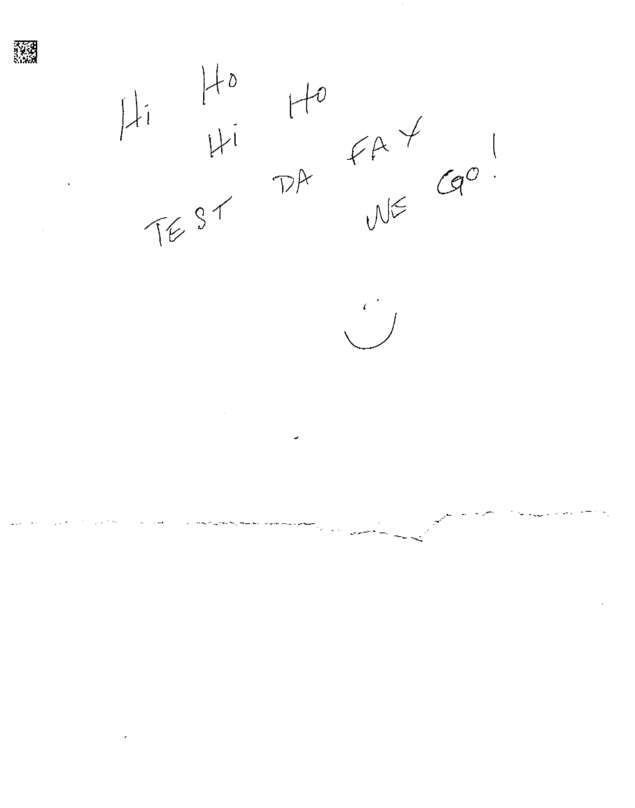 Fax page