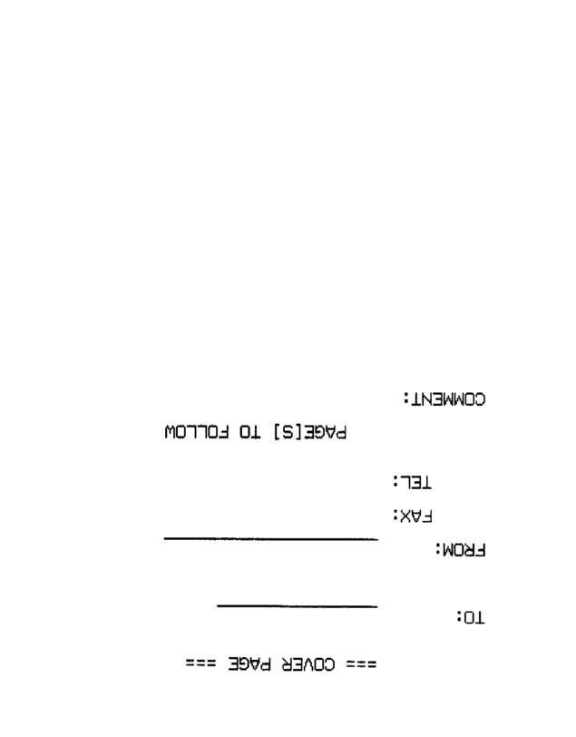Fax page
