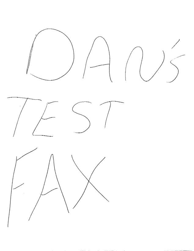 Fax page