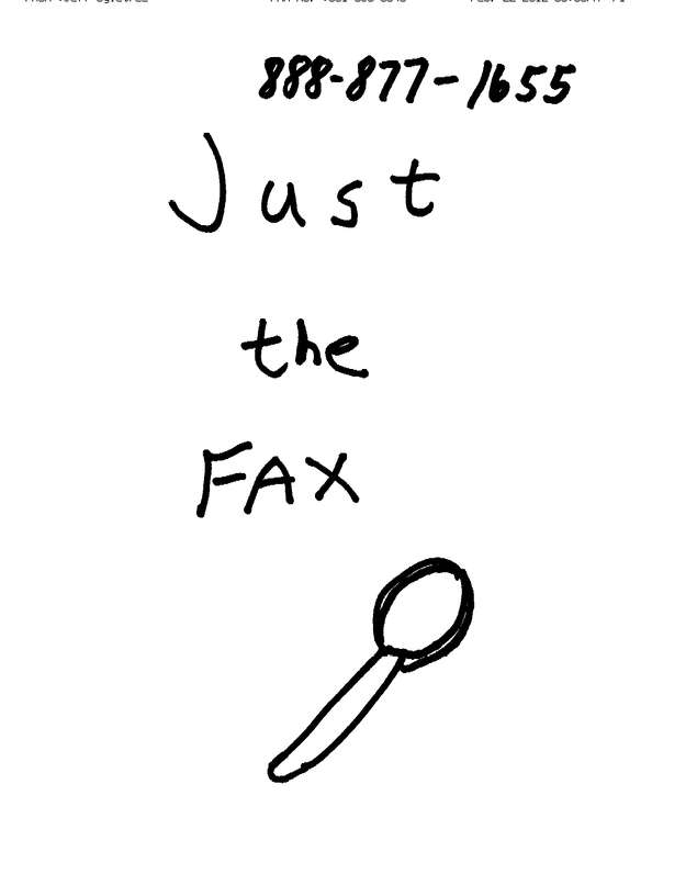 Fax page