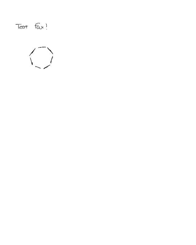 Fax page