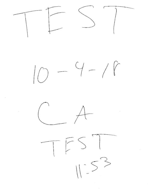 Fax page