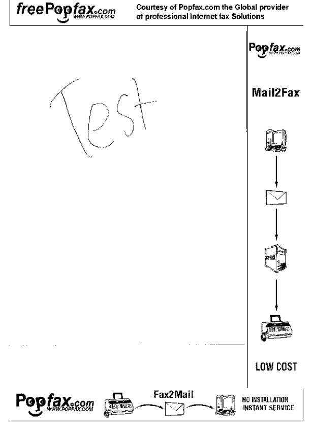 Fax page