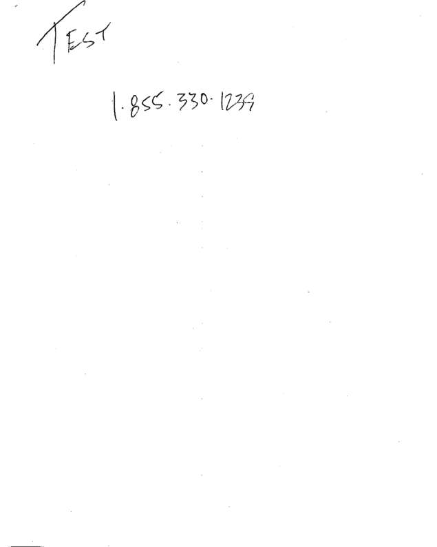 Fax page