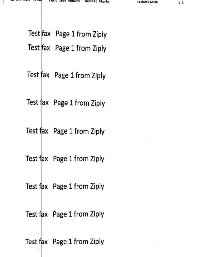 fax page
