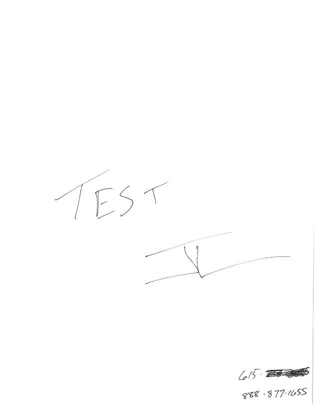 Fax page