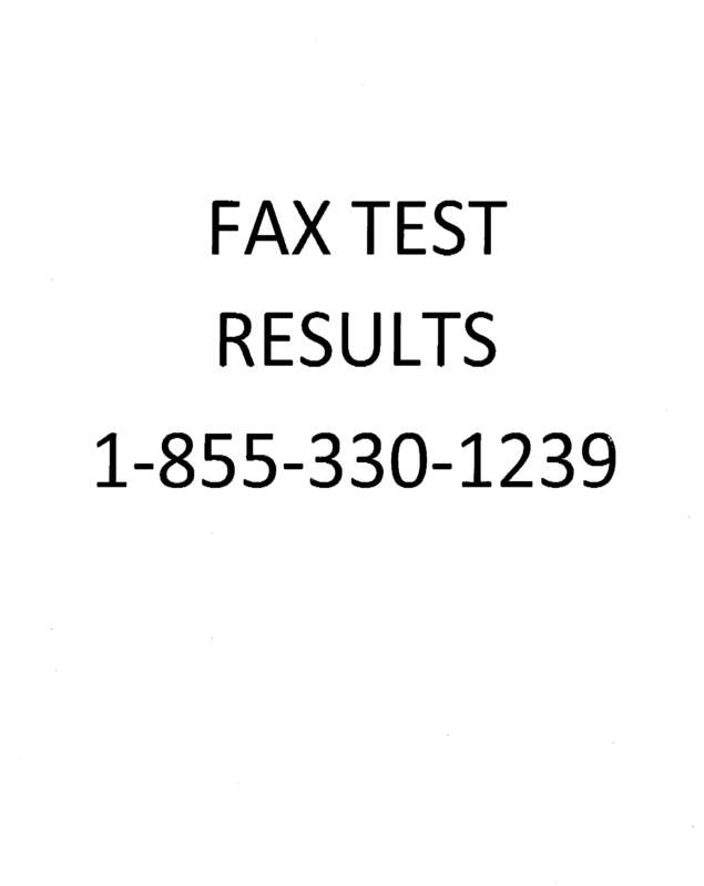 fax page