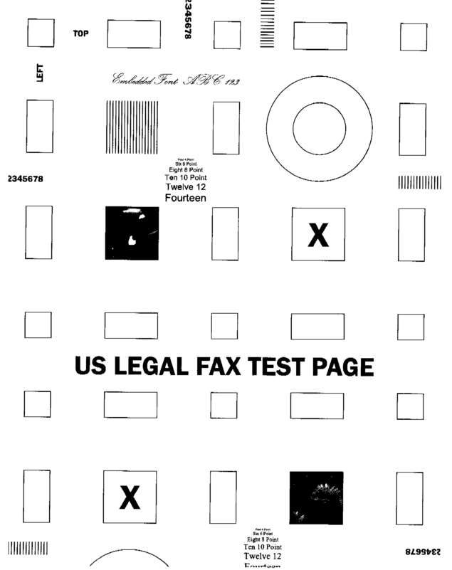 Fax page