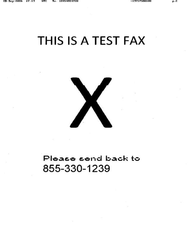 fax page