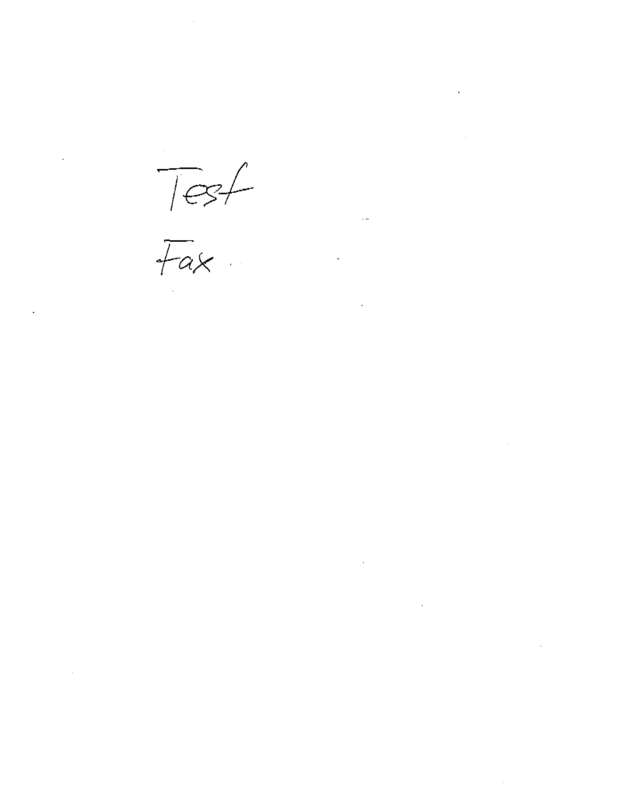 fax page