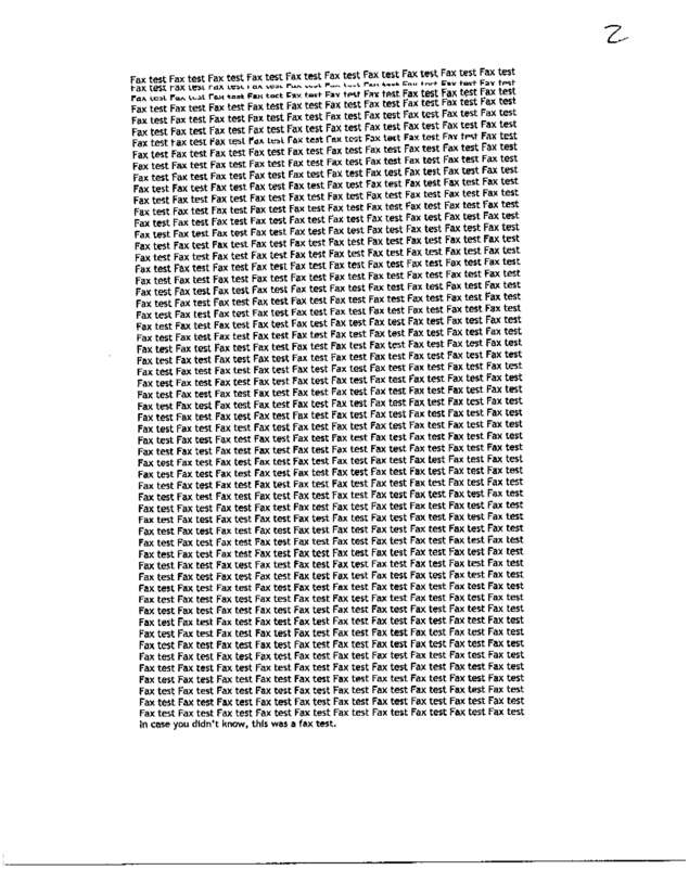 fax page
