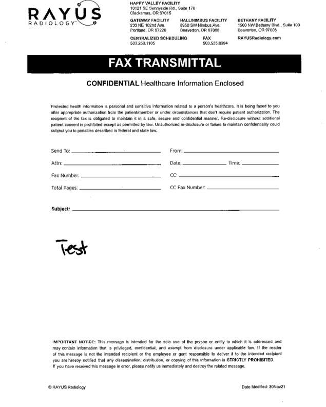 fax page