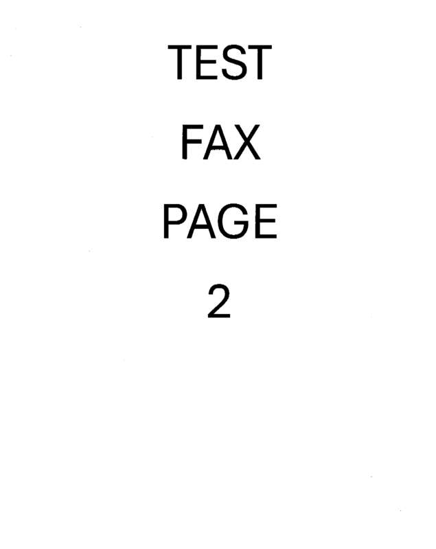 fax page