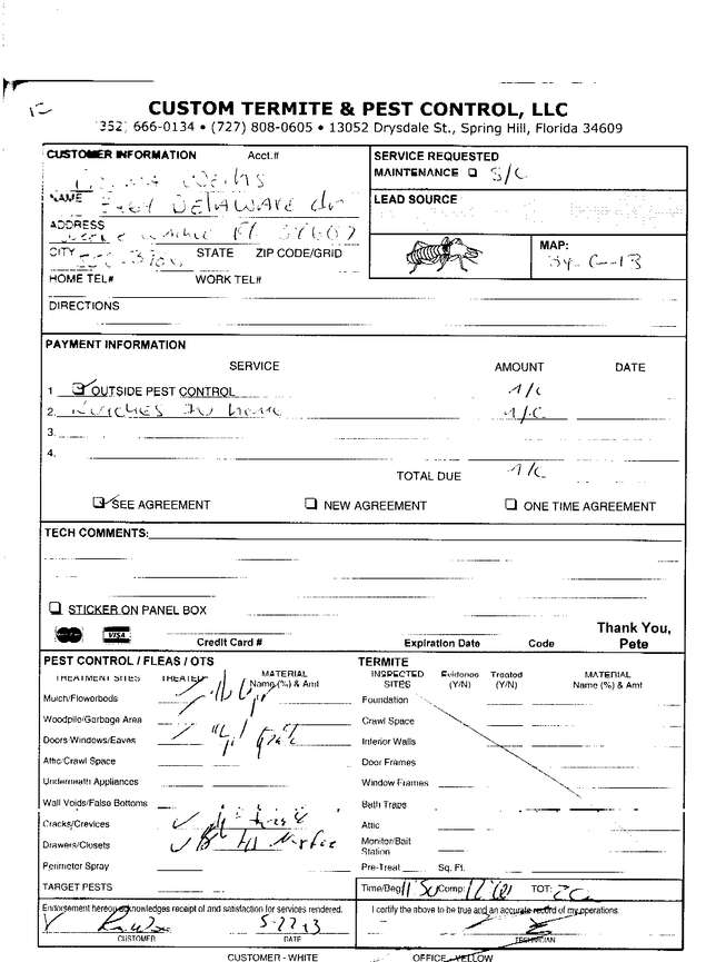 Fax page